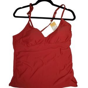 NWT Kona Sul Women Bikini Top Red. XL